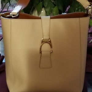 Dooney & Burke Saffiano Leather Shoulder Bag-Ashby